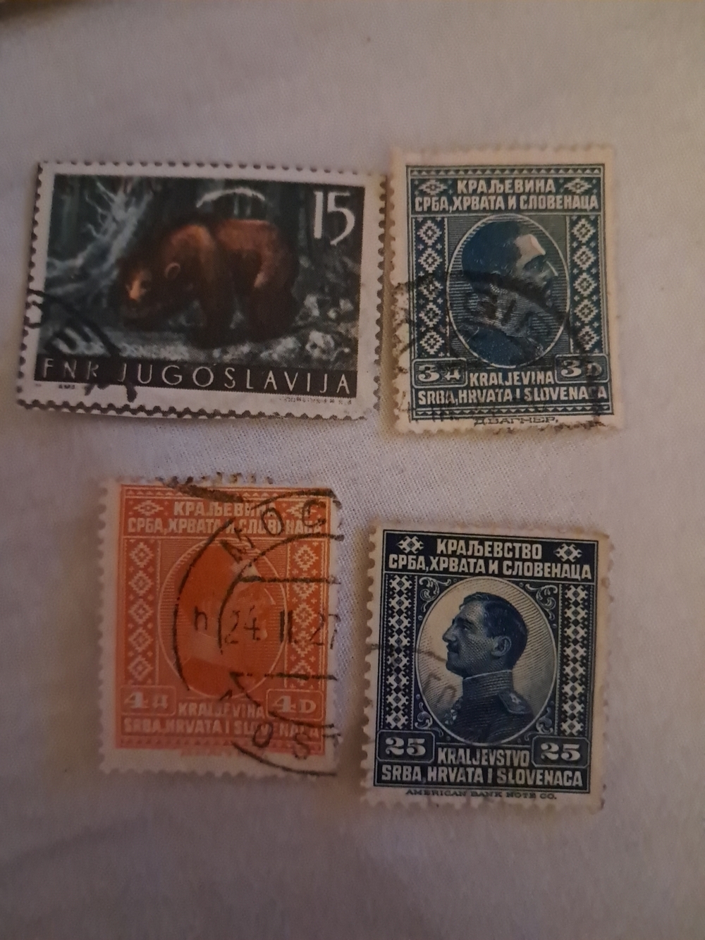 Vintage Yugoslavia & Kingdom of Serbs Stamps - Multicolor Set